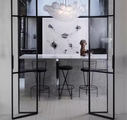 Chandelier CLOE by Rodesigne — glass designer chandelier, custom lighting by RODESIGNE