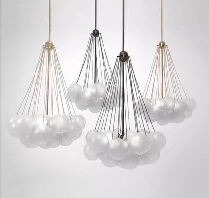 Chandelier CLOE by Rodesigne — glass designer chandelier, custom lighting by RODESIGNE
