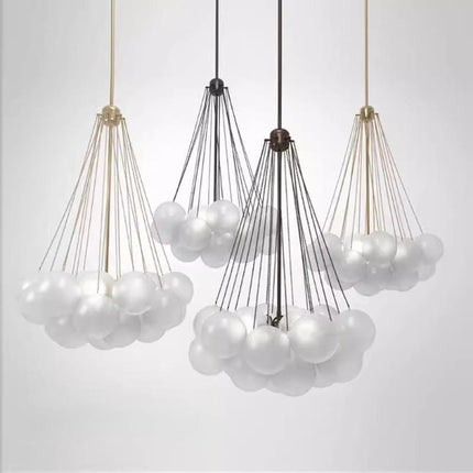 Chandelier CLOE by Rodesigne — glass designer chandelier, custom lighting by RODESIGNE