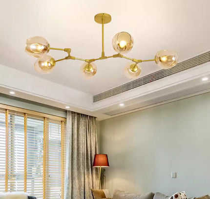 Chandelier BRANNA by Rodesigne — brass designer chandelier, custom lighting by RODESIGNE