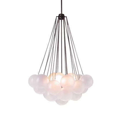 Chandelier CLOE by Rodesigne — glass designer chandelier, custom lighting by RODESIGNE