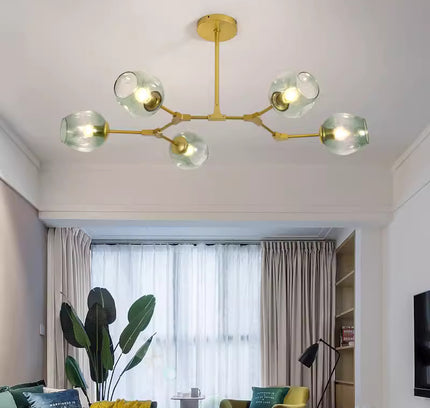 Chandelier BRANNA by Rodesigne — brass designer chandelier, custom lighting by RODESIGNE