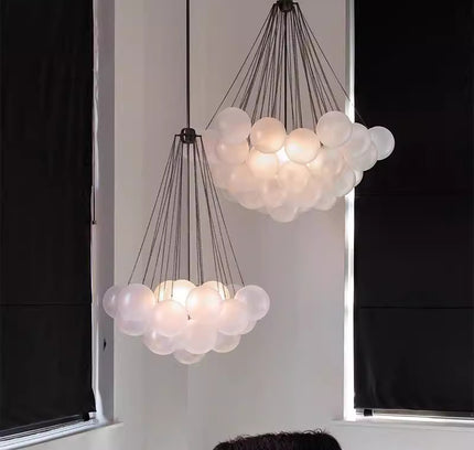 Chandelier CLOE by Rodesigne — glass designer chandelier, custom lighting by RODESIGNE