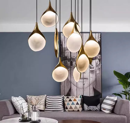 Pendant SUBANT by Rodesigne — brass modern pendant light, custom designer lighting by RODESIGNE