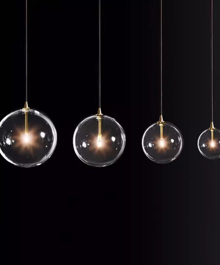 Pendant lamp GLOBE MOBILE by Rodesigne — glass modern pendant light, custom designer lighting by RODESIGNE
