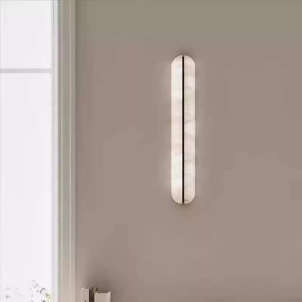 Wall lamp (Sconce) OVALO by Rodesigne — alabaster oval sconce