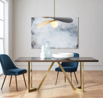 Pendant lamp OLIVIA by Rodesigne — glass modern pendant light, custom designer lighting by RODESIGNE