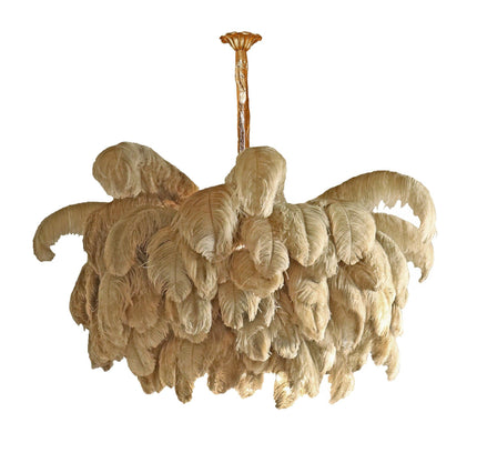 Chandelier FEATHER by Rodesigne — glass designer chandelier, custom lighting by RODESIGNE