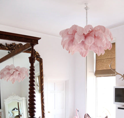 Chandelier FEATHER by Rodesigne — glass designer chandelier, custom lighting by RODESIGNE