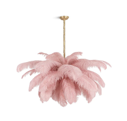 Chandelier FEATHER by Rodesigne — glass designer chandelier, custom lighting by RODESIGNE