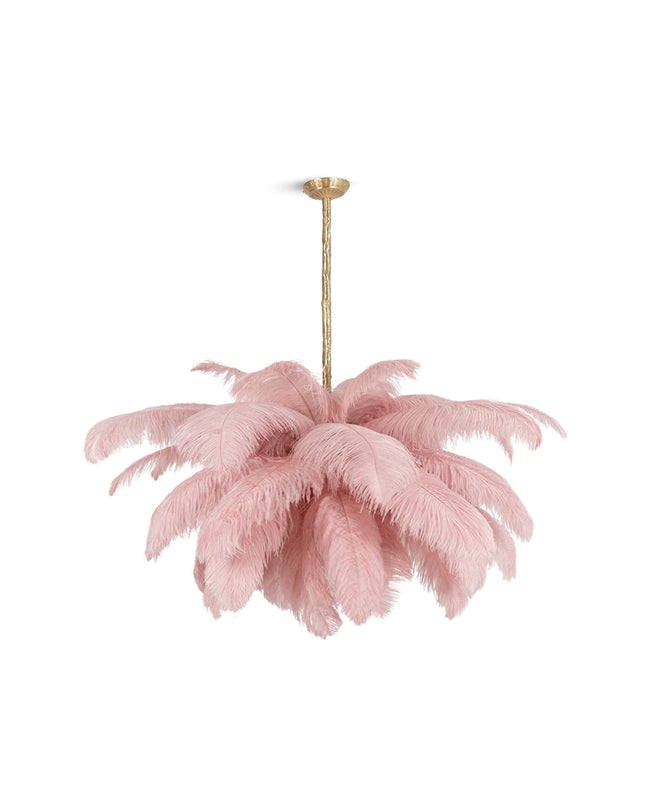 Chandelier FEATHER by Rodesigne — glass designer chandelier, custom lighting by RODESIGNE