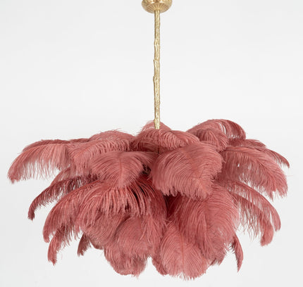 Chandelier FEATHER by Rodesigne — glass designer chandelier, custom lighting by RODESIGNE