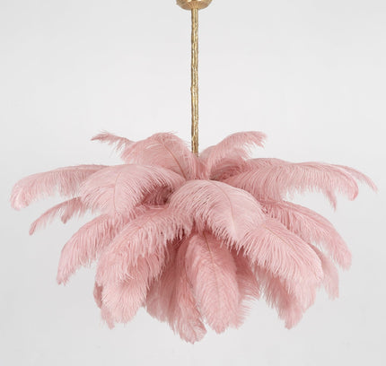 Chandelier FEATHER by Rodesigne — glass designer chandelier, custom lighting by RODESIGNE