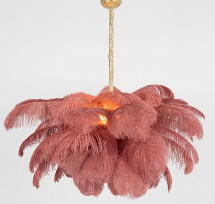 Chandelier FEATHER by Rodesigne — glass designer chandelier, custom lighting by RODESIGNE