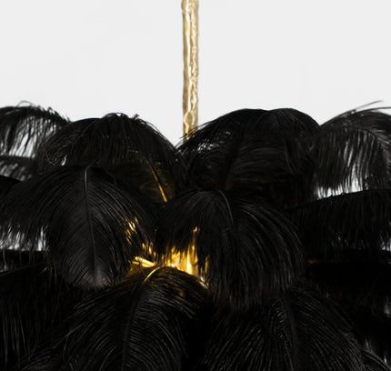 Chandelier FEATHER by Rodesigne — glass designer chandelier, custom lighting by RODESIGNE