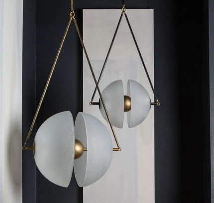 Pendant lamp OLYSTER by Rodesigne — glass modern pendant light, custom designer lighting by RODESIGNE