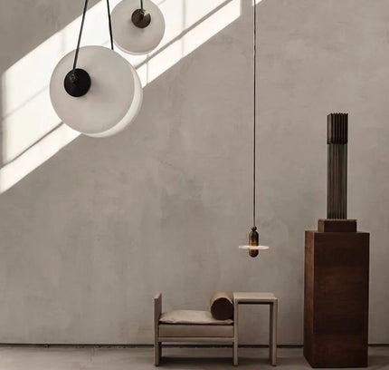 Pendant lamp OLYSTER by Rodesigne — glass modern pendant light, custom designer lighting by RODESIGNE