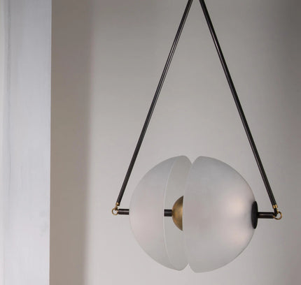 Pendant lamp OLYSTER by Rodesigne — glass modern pendant light, custom designer lighting by RODESIGNE