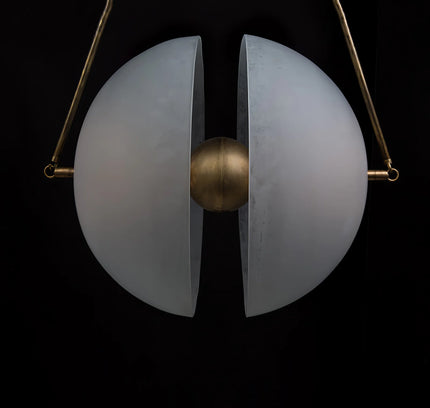Pendant lamp OLYSTER by Rodesigne — glass modern pendant light, custom designer lighting by RODESIGNE