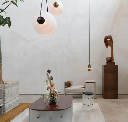 Pendant lamp OLYSTER by Rodesigne — glass modern pendant light, custom designer lighting by RODESIGNE