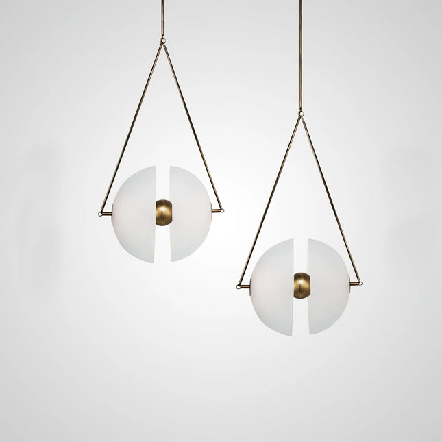 Pendant lamp OLYSTER by Rodesigne — glass modern pendant light, custom designer lighting by RODESIGNE