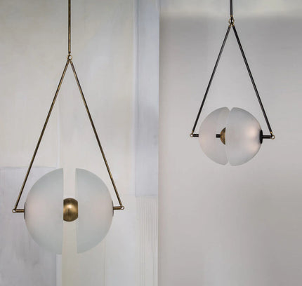 Pendant lamp OLYSTER by Rodesigne — glass modern pendant light, custom designer lighting by RODESIGNE