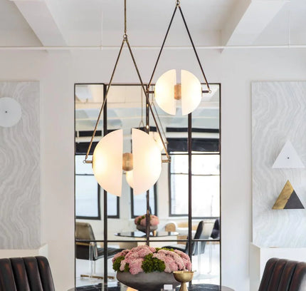Pendant lamp OLYSTER by Rodesigne — glass modern pendant light, custom designer lighting by RODESIGNE
