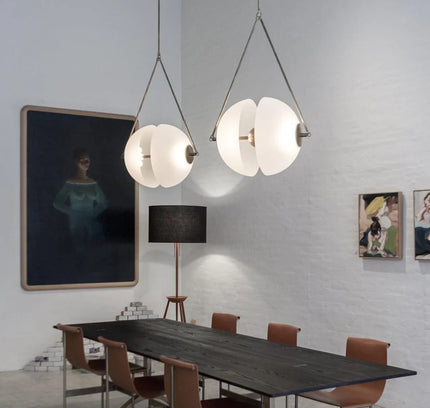 Pendant lamp OLYSTER by Rodesigne — glass modern pendant light, custom designer lighting by RODESIGNE