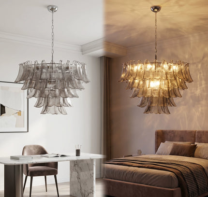 Chandelier PETALO by Rodesigne — day and night light