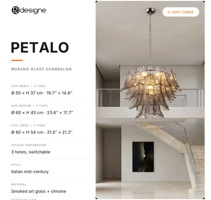 Chandelier PETALO by Rodesigne — specifications