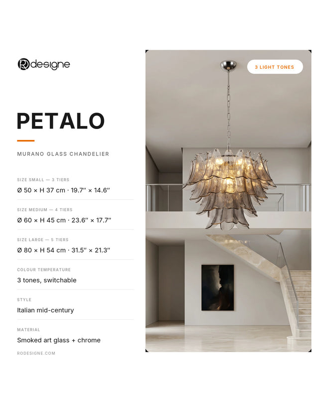 Chandelier PETALO by Rodesigne — specifications