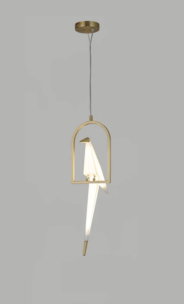 Pendant lamp PERCHING BIRD by Rodesigne
