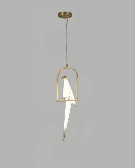 Pendant lamp PERCHING BIRD by Rodesigne