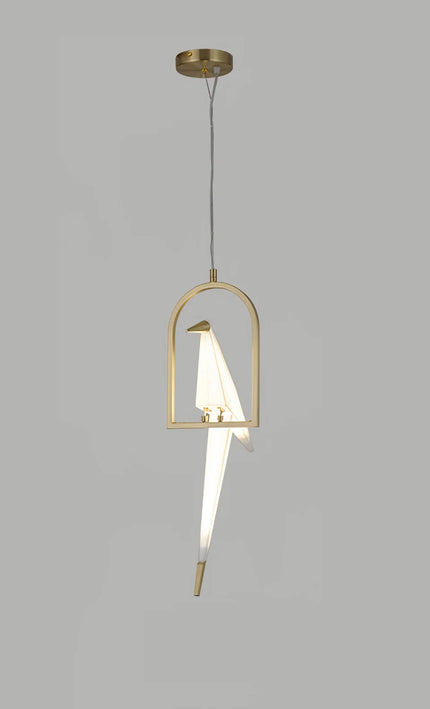 Pendant lamp PERCHING BIRD by Rodesigne