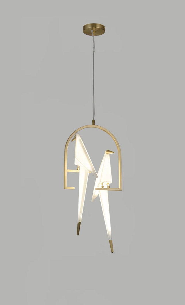 Pendant lamp PERCHING BIRD by Rodesigne