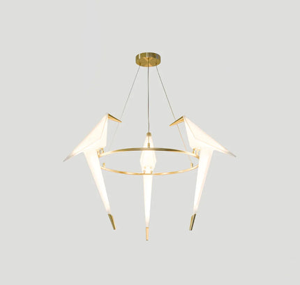 Pendant lamp PERCHING BIRD by Rodesigne — modern pendant light, custom designer lighting by RODESIGNE