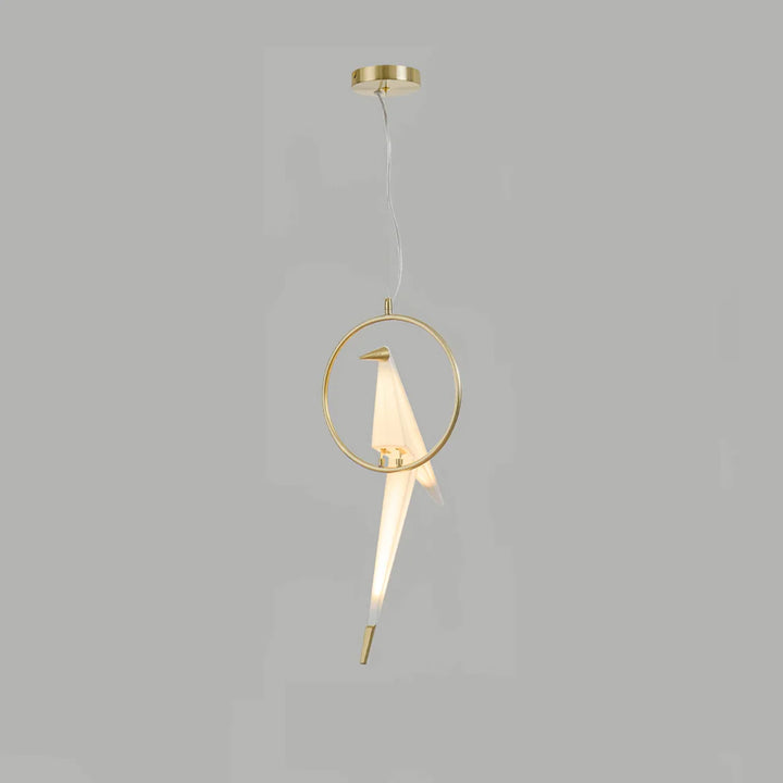 Pendant lamp PERCHING BIRD by Rodesigne