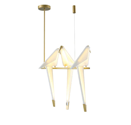 Pendant lamp PERCHING BIRD by Rodesigne — modern pendant light, custom designer lighting by RODESIGNE