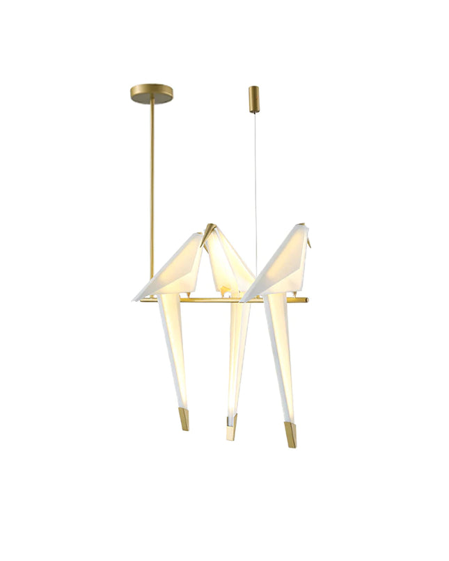 Pendant lamp PERCHING BIRD by Rodesigne — modern pendant light, custom designer lighting by RODESIGNE