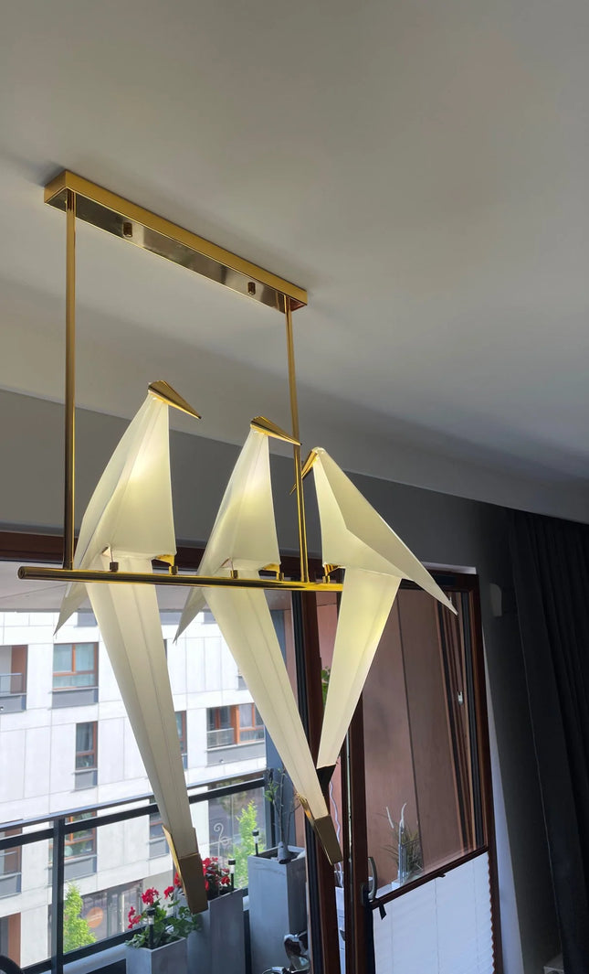 Pendant lamp PERCHING BIRD by Rodesigne