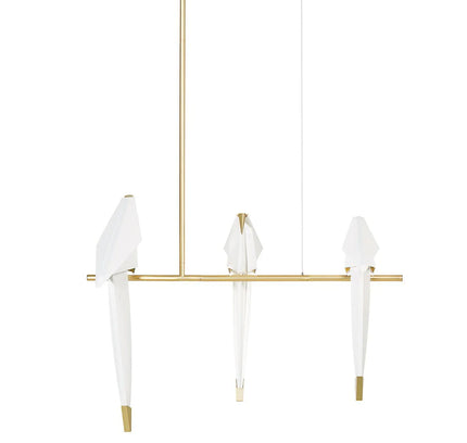 Pendant lamp PERCHING BIRD by Rodesigne — modern pendant light, custom designer lighting by RODESIGNE