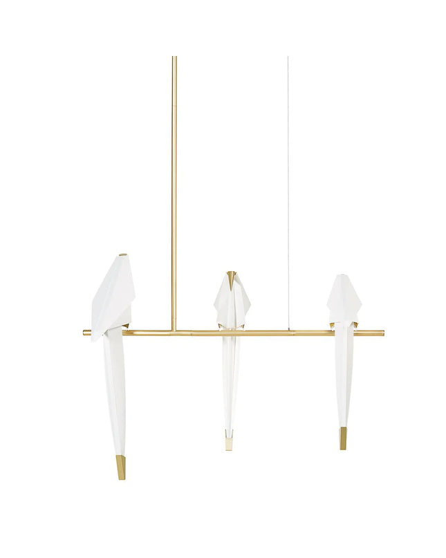 Pendant lamp PERCHING BIRD by Rodesigne — modern pendant light, custom designer lighting by RODESIGNE