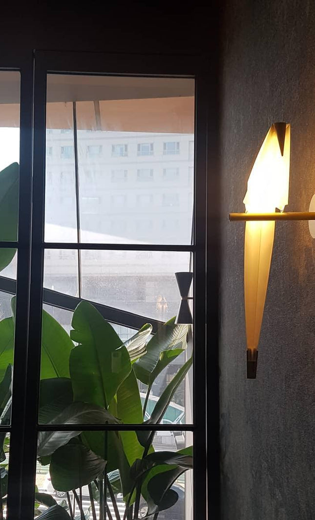 Wall lamp (Sconce) PERCHING BIRD by Rodesigne