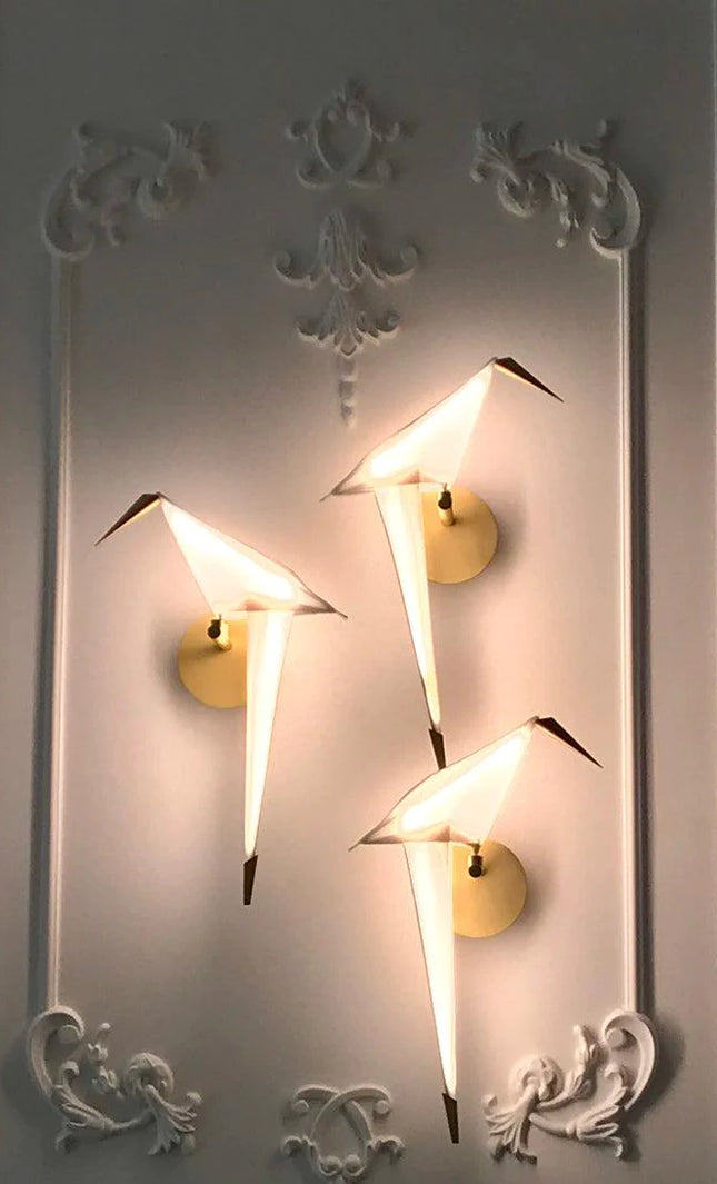 Wall lamp (Sconce) PERCHING BIRD by Rodesigne