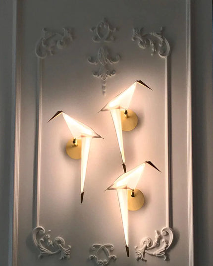 Wall lamp (Sconce) PERCHING BIRD by Rodesigne