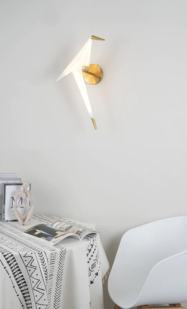 Wall lamp (Sconce) PERCHING BIRD by Rodesigne