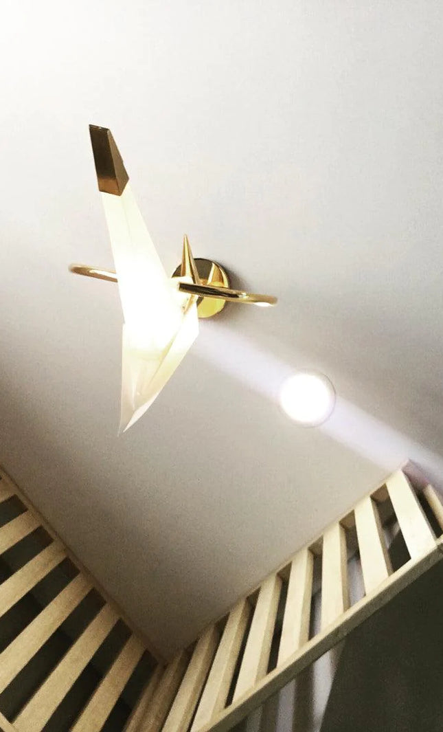 Wall lamp (Sconce) PERCHING BIRD by Rodesigne