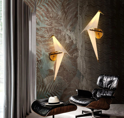 Wall lamp (Sconce) PERCHING BIRD by Rodesigne — wall sconce lamp, designer lighting by RODESIGNE