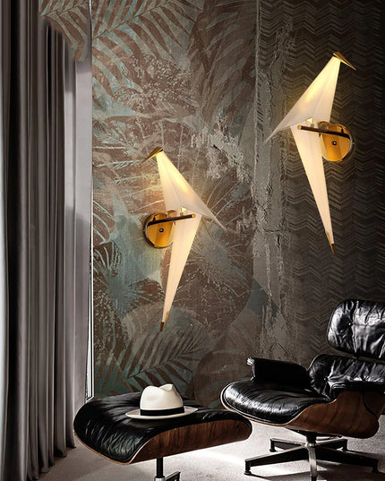 Wall lamp (Sconce) PERCHING BIRD by Rodesigne