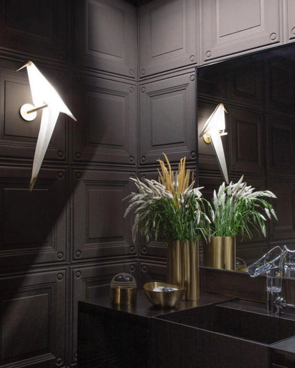 Wall lamp (Sconce) PERCHING BIRD by Rodesigne